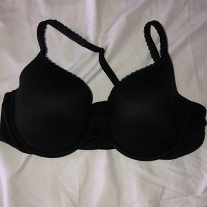 Victoria Secrets black front clasp